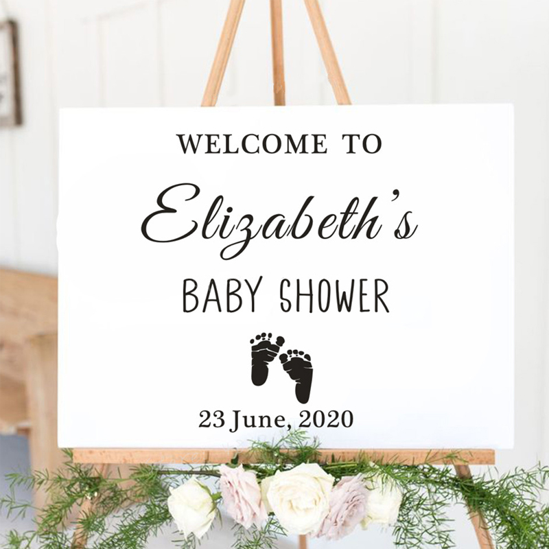 Baby Name Wall Art - Bebek duş duvar Sticker özelleştirilmiş isimleri
