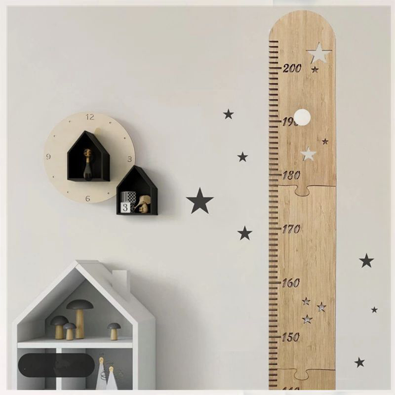 Baby Nursery Wall Mural - 5 sayfa İskandinav Ahşap Çocuklar Boy