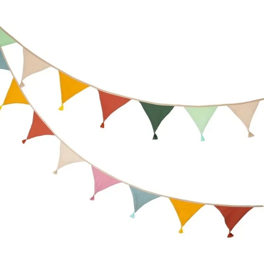 Baby Nursery Bunting - 20 adet kumaş bayrak afişler çok