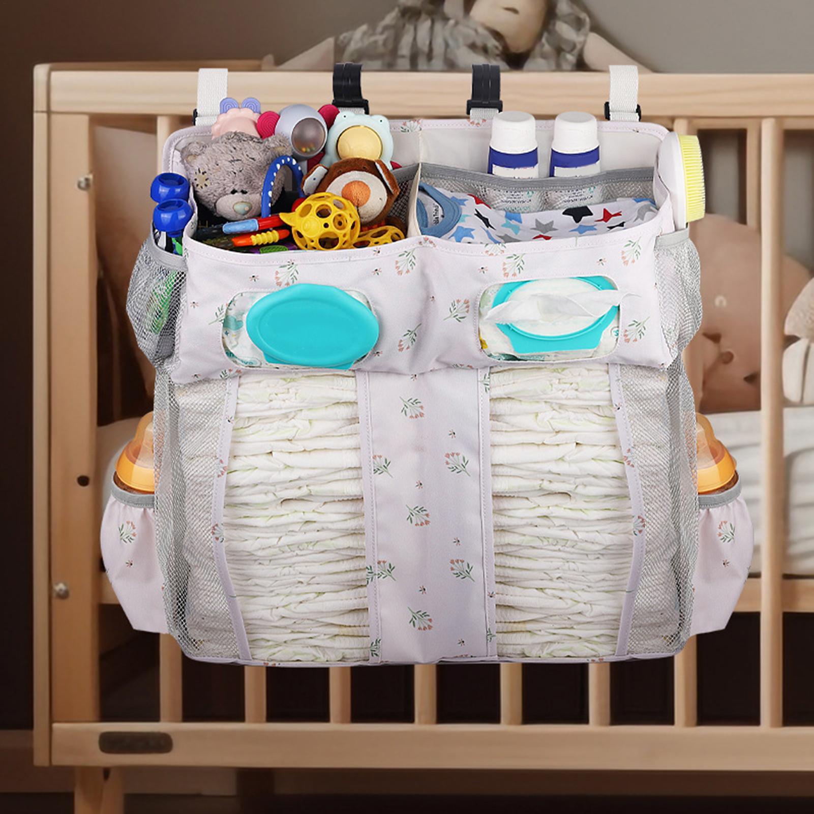 Baby Nursery Organizer - Asılı Bebek Beşik saklama çantası Bebek