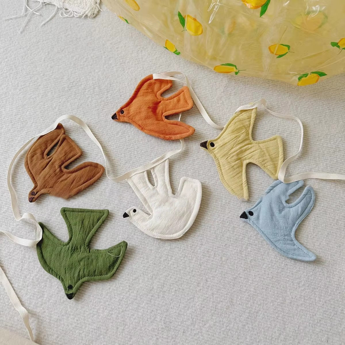 Baby Nursery Bunting - Çocuk Odası Kreş Kumaş Bunting Kuş