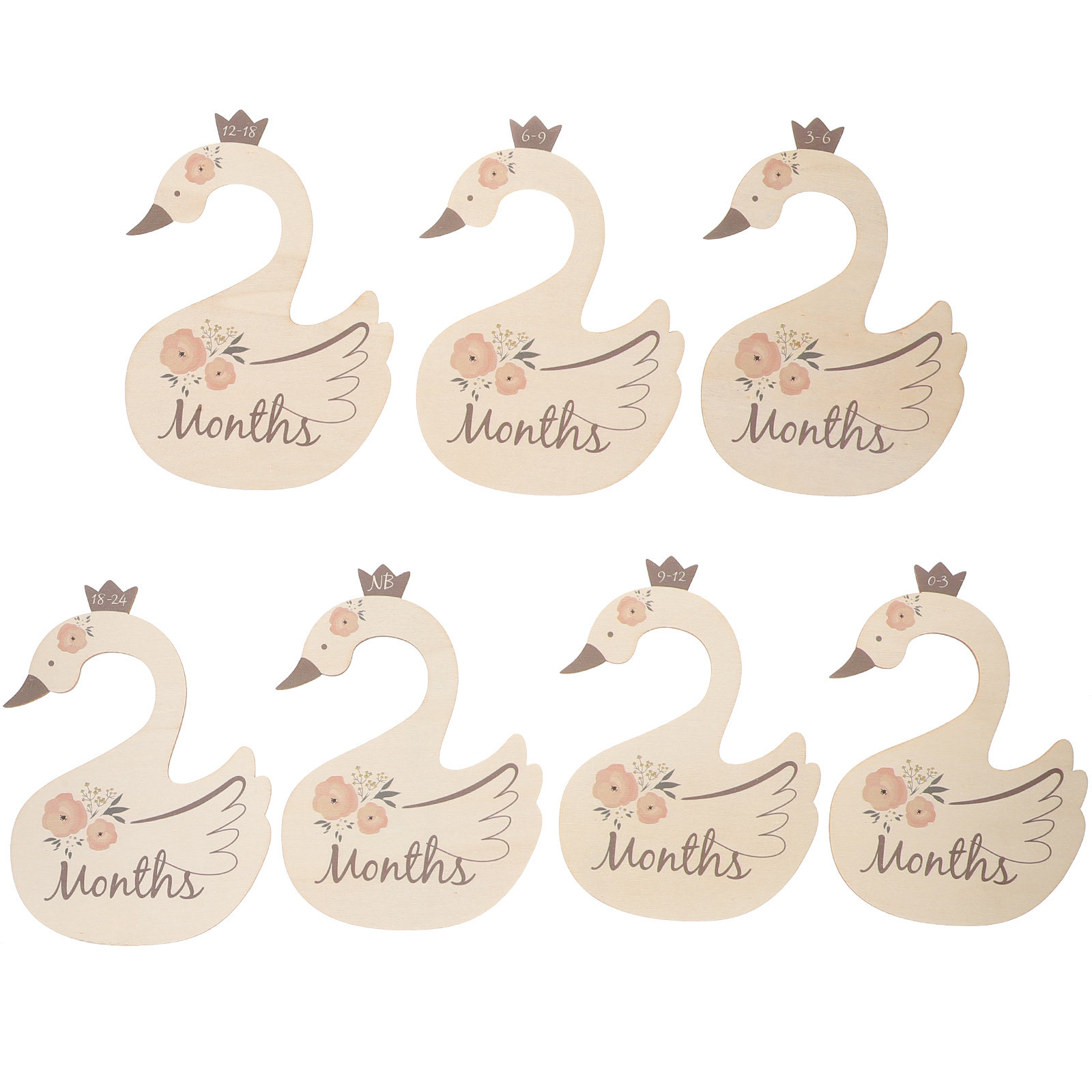 7 adet kuğu bebek giysileri bo - Baby Nursery Organizer incelemesi ve fiyatı