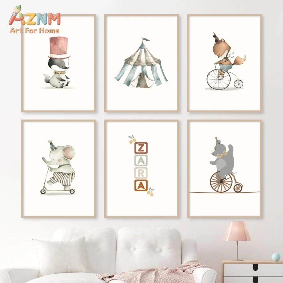 AZNM Çerçevesiz Tuval Poster S - Baby Name Wall Art incelemesi ve fiyatı