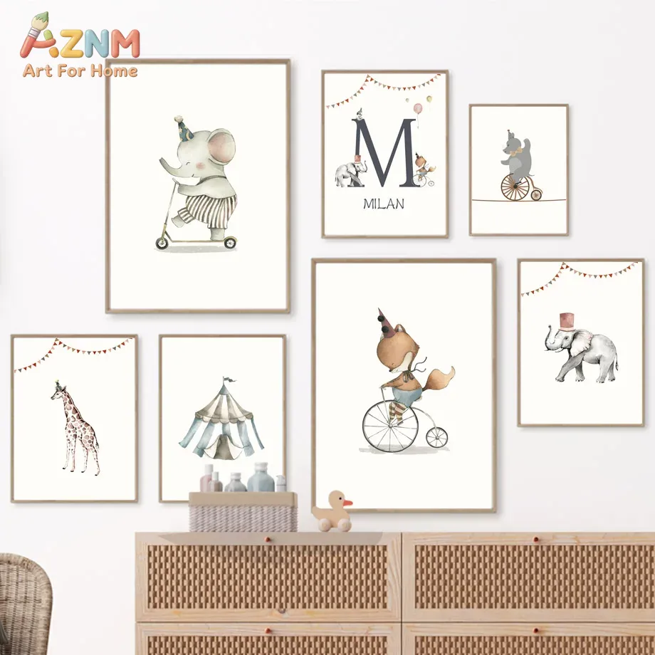 AZNM Çerçevesiz Tuval Poster S - Baby Name Wall Art incelemesi ve fiyatı