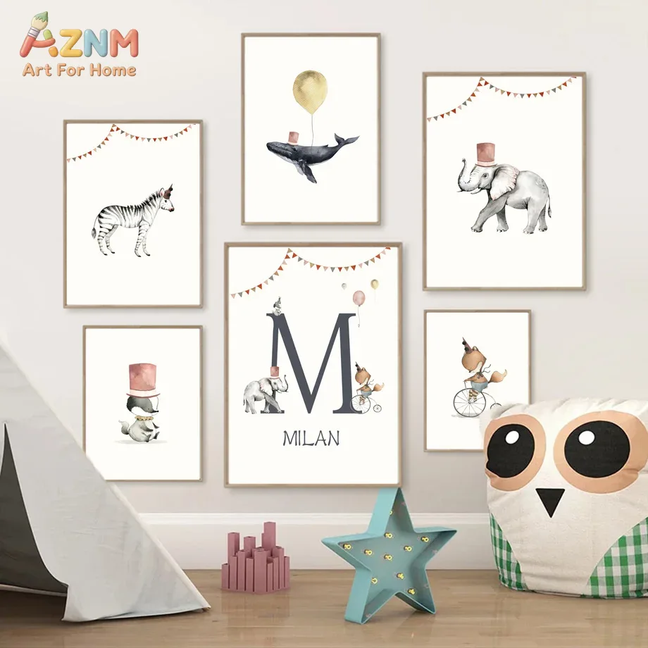 AZNM Çerçevesiz Tuval Poster S - Baby Name Wall Art incelemesi ve fiyatı