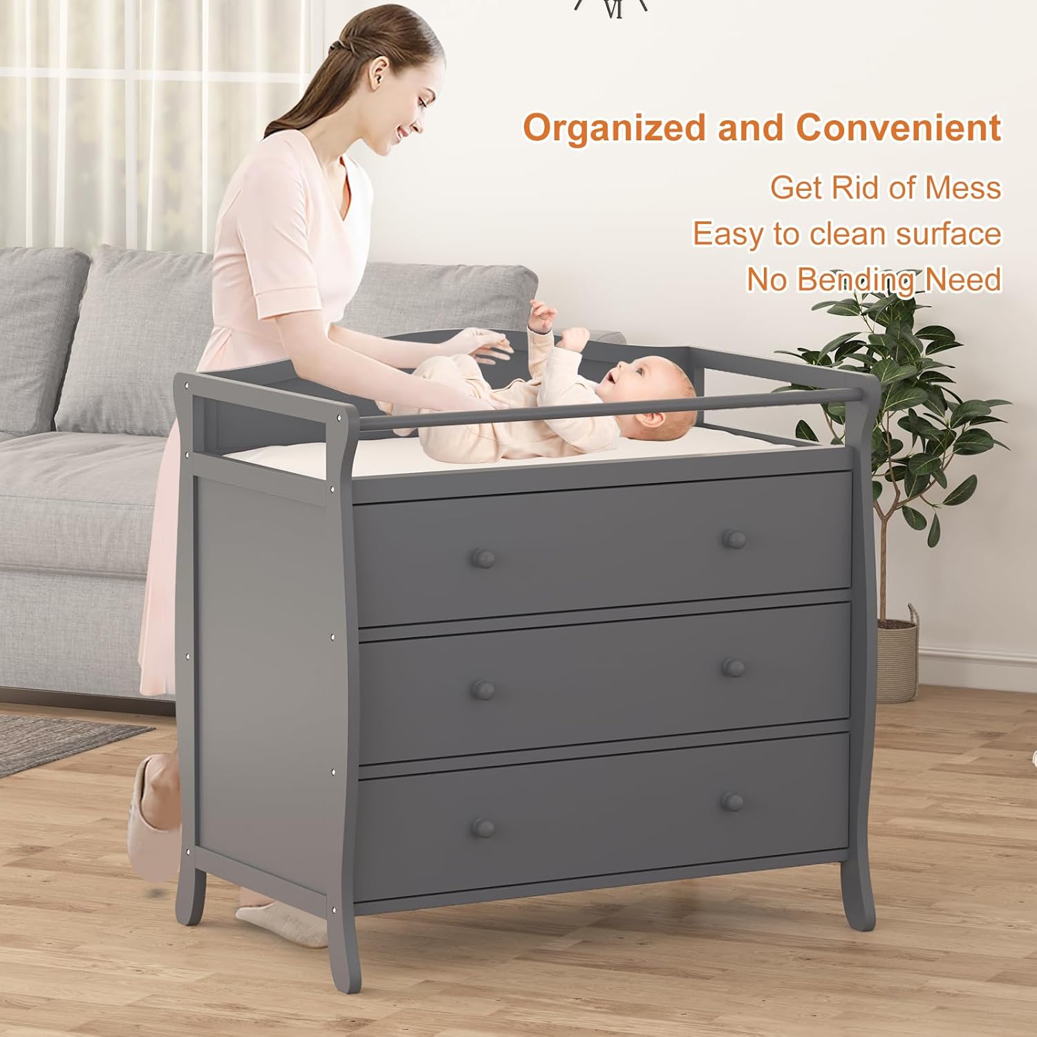 3 Çekmeceli Bebek Alt Değiştir - Baby Nursery Unisex incelemesi ve fiyatı