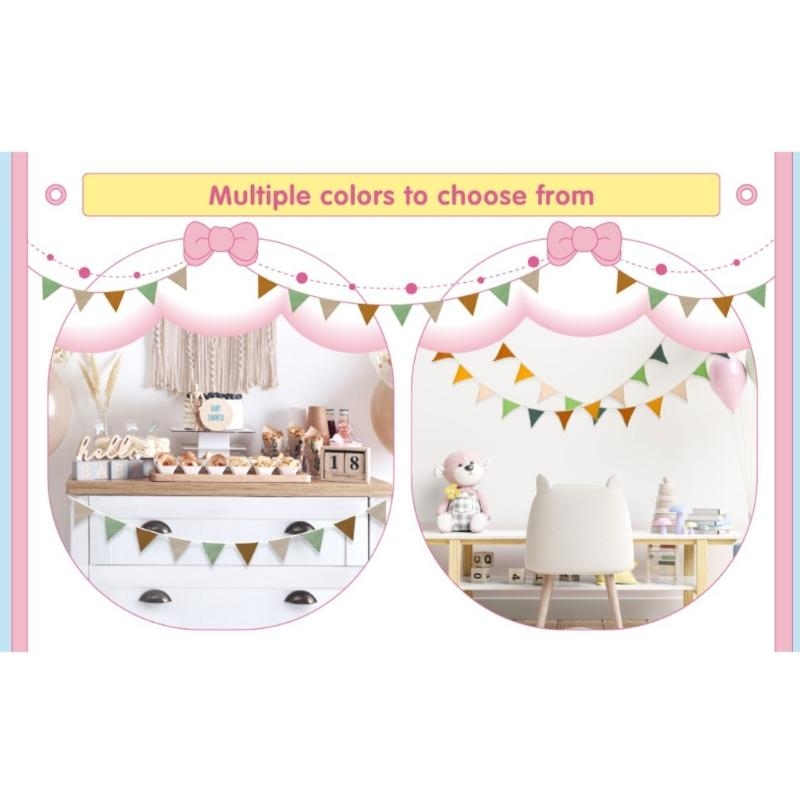 Güzel Kreş Odası Bunting Dekor - Baby Nursery Bunting incelemesi ve fiyatı