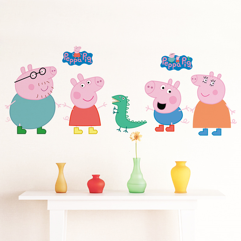 Karikatür Peppa Domuz Duvar Çı - Baby Nursery Wall Mural incelemesi ve fiyatı