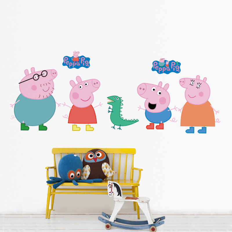 Karikatür Peppa Domuz Duvar Çı - Baby Nursery Wall Mural incelemesi ve fiyatı