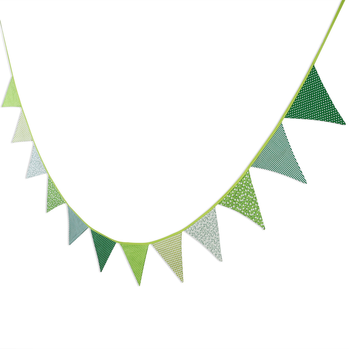 12 adet çift taraflı pamuk üçg - Baby Nursery Bunting incelemesi ve fiyatı
