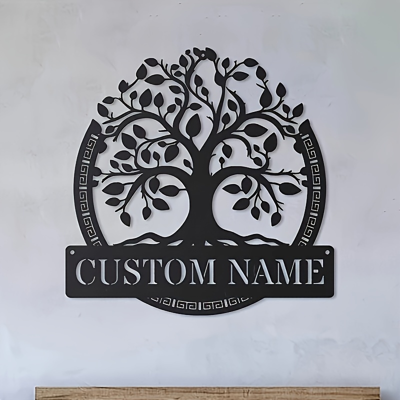 Hayat Ağacı Özel Metal Duvar S - Baby Name Wall Art incelemesi ve fiyatı