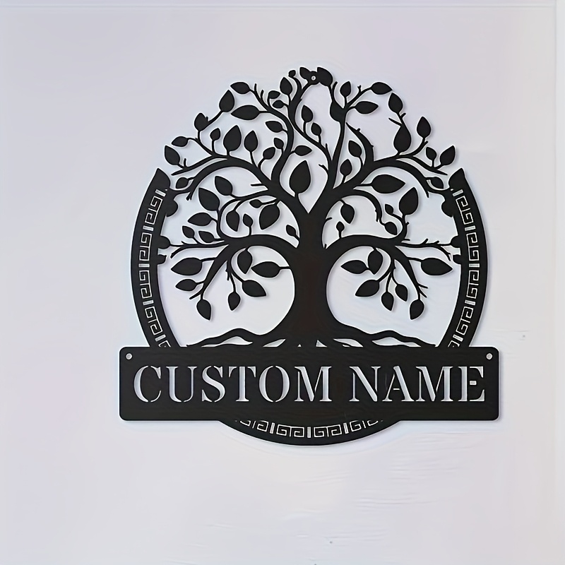 Hayat Ağacı Özel Metal Duvar S - Baby Name Wall Art incelemesi ve fiyatı