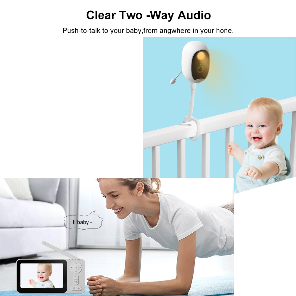4.3 inç Akıllı Bebek İzleme Ka - Wearable Baby Monitor incelemesi ve fiyatı
