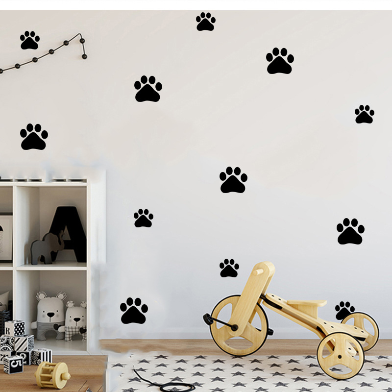 Karikatür köpek kedi yürüyüş p - Baby Nursery Wall Mural incelemesi ve fiyatı