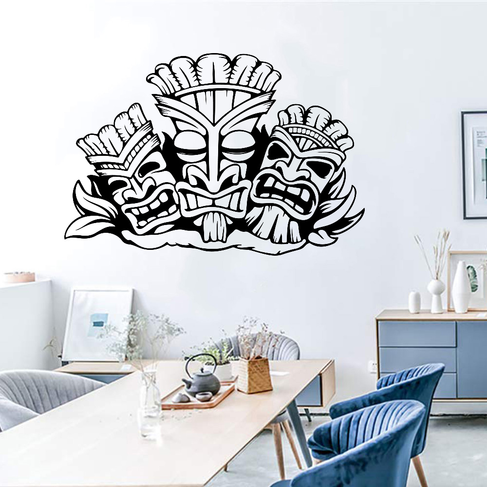 Hawaii Totem duvar Sticker Alo - Baby Nursery Wall Mural incelemesi ve fiyatı