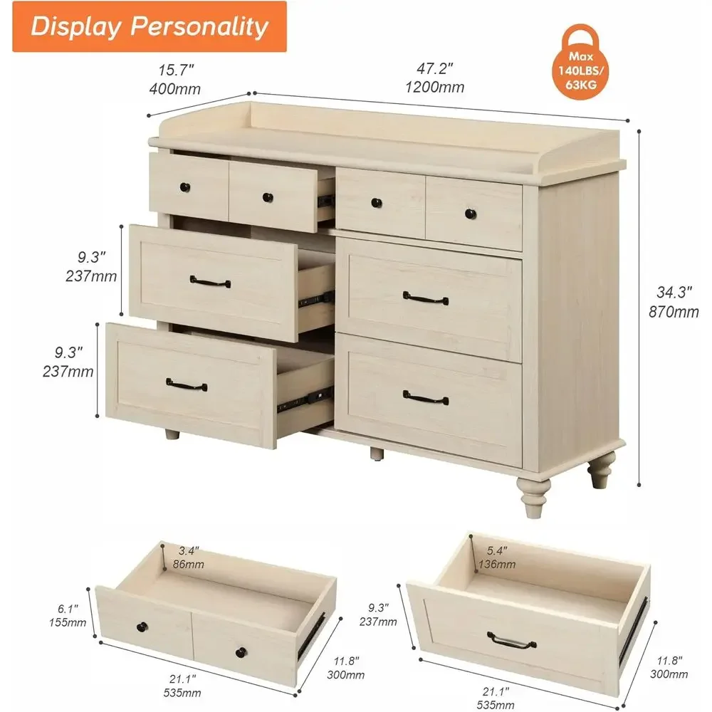 Bej Bebek Dolabı 6 Çekmeceli v - Baby Nursery Organizer incelemesi ve fiyatı