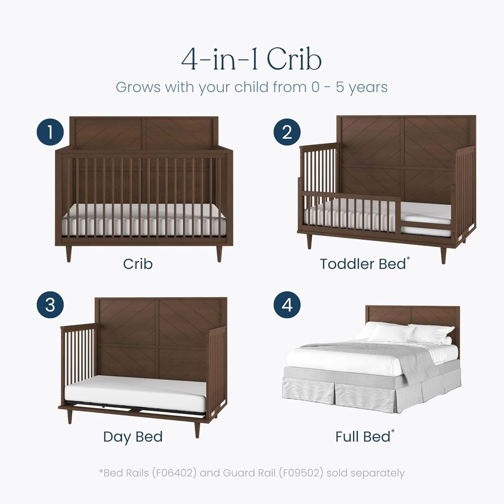 Surrey Hill Design 4'ü 1 Arada - Convertible Crib Set incelemesi ve fiyatı