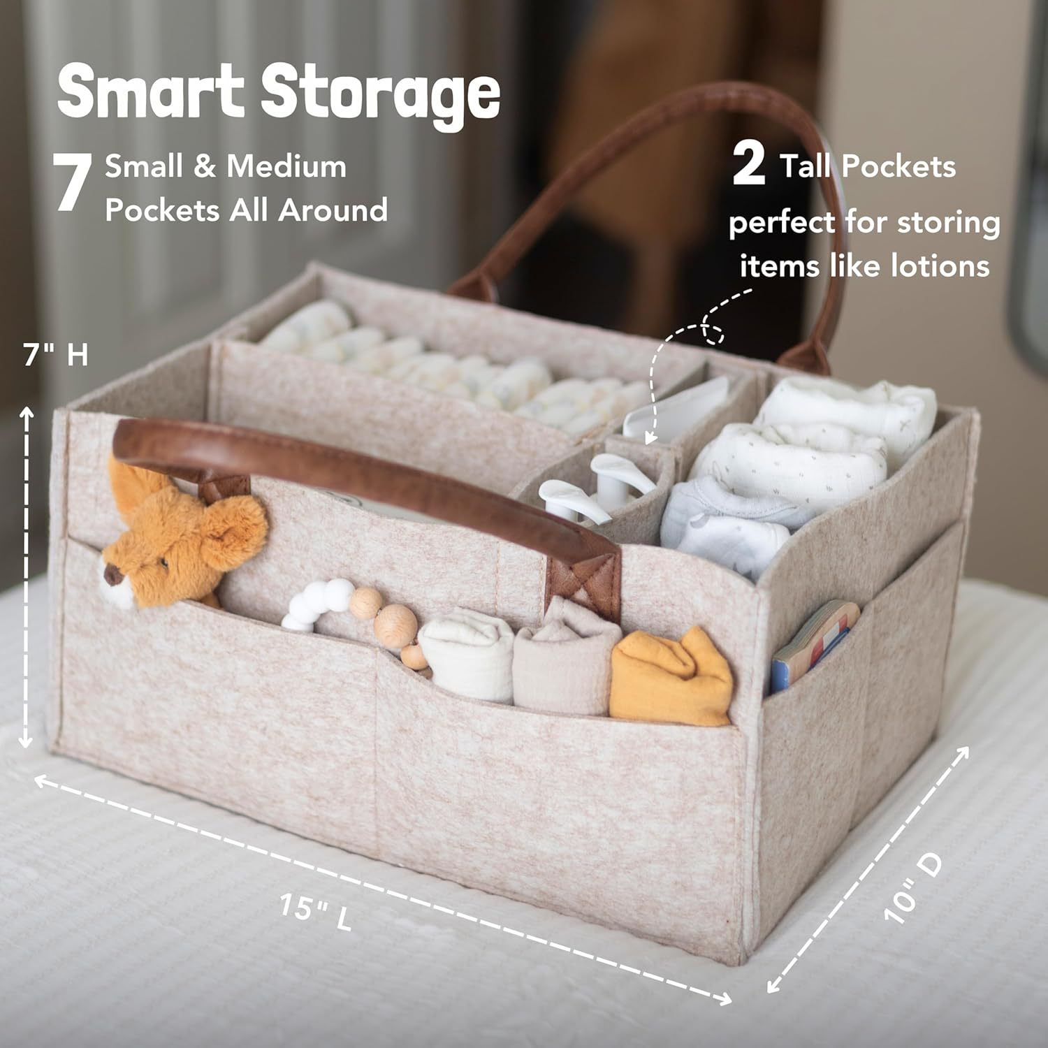 Bebek Keçe Saklama Düzenleyici - Baby Nursery Unisex incelemesi ve fiyatı
