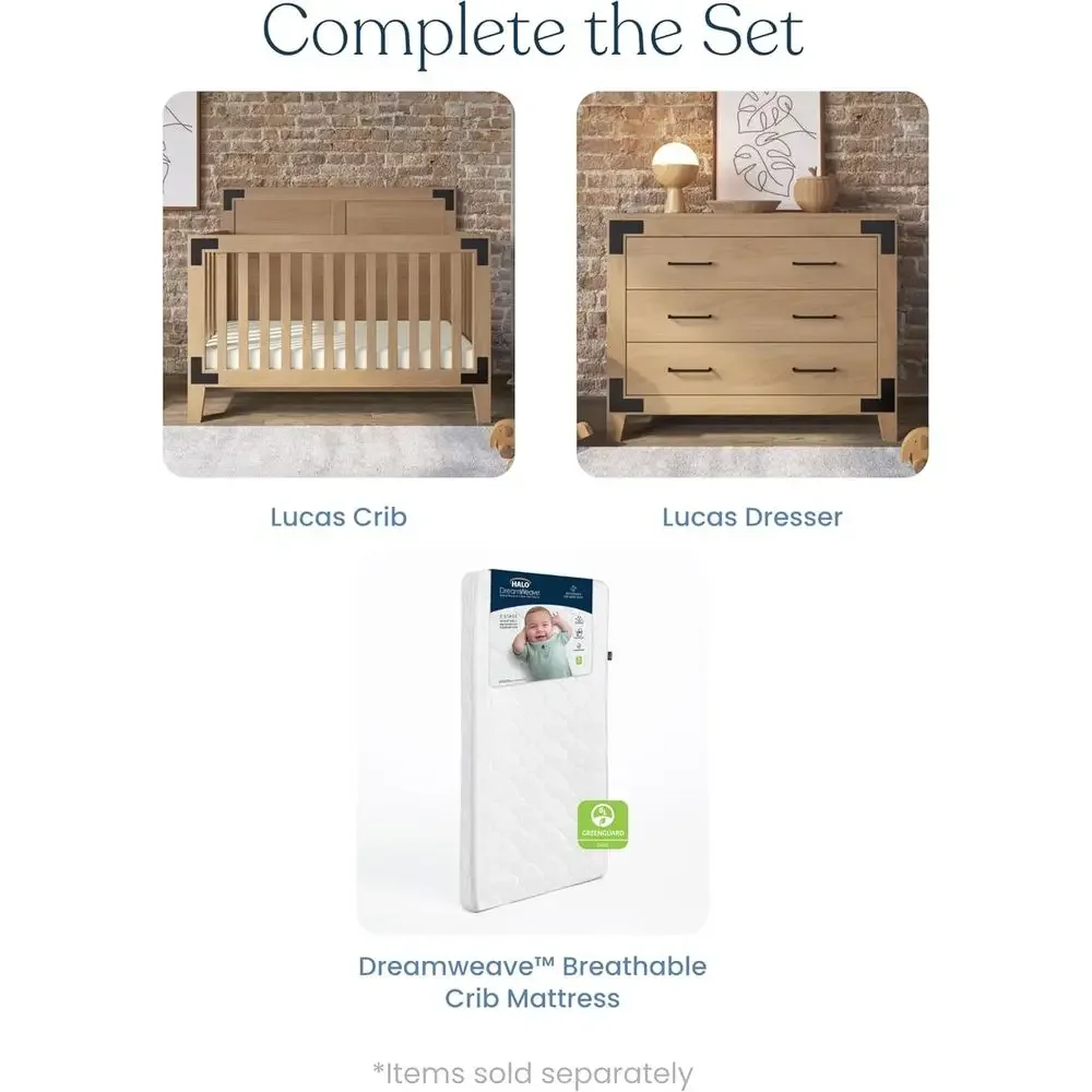 Lucas Design 4'ü 1 Arada Dönüş - Convertible Crib Set incelemesi ve fiyatı