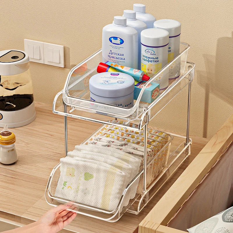 2 Katlı Şeffaf Çok Amaçlı Bebe - Baby Nursery Organizer incelemesi ve fiyatı