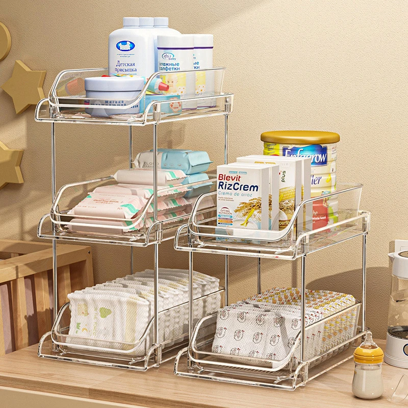 2 Katlı Şeffaf Çok Amaçlı Bebe - Baby Nursery Organizer incelemesi ve fiyatı