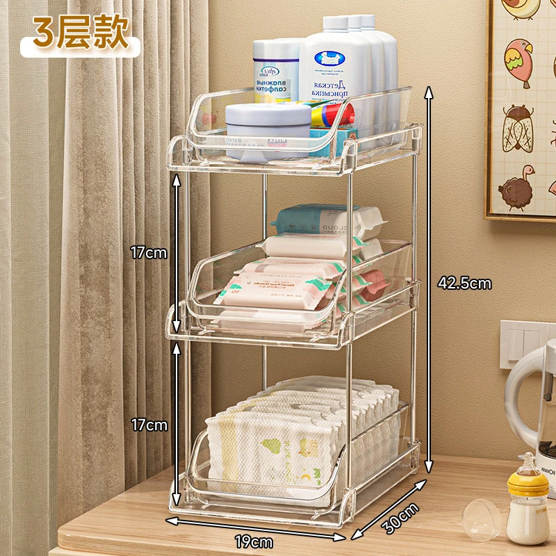 2 Katlı Şeffaf Çok Amaçlı Bebe - Baby Nursery Organizer incelemesi ve fiyatı