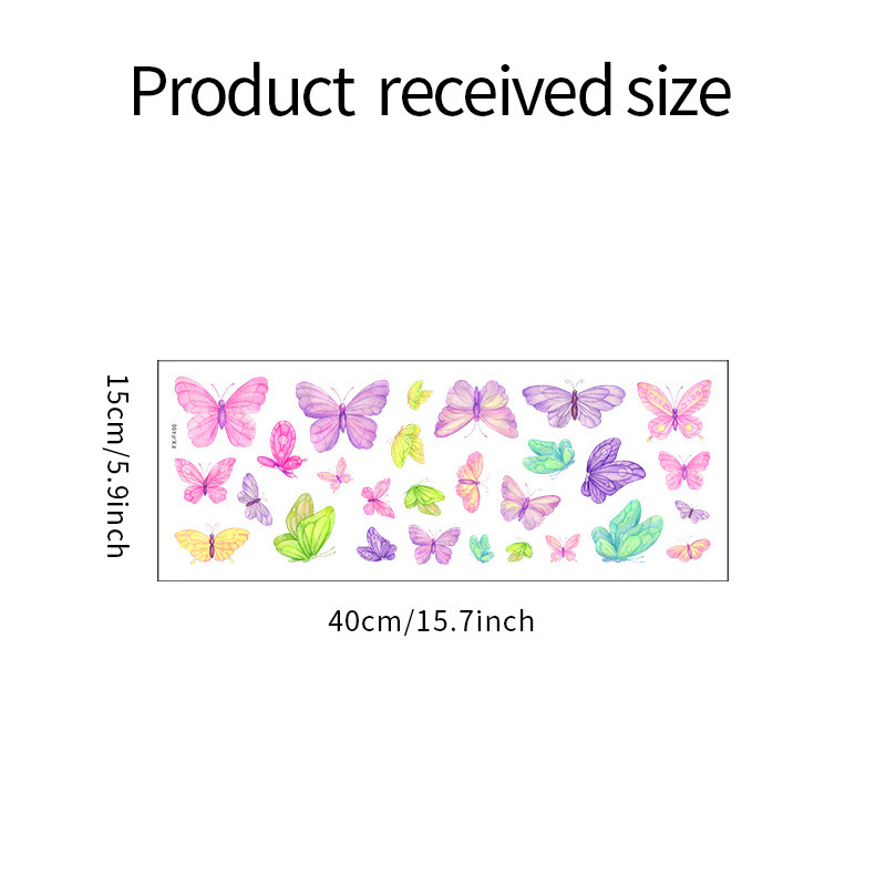 Romantik kelebek Duvar Çıkartm - Baby Nursery Wall Mural incelemesi ve fiyatı