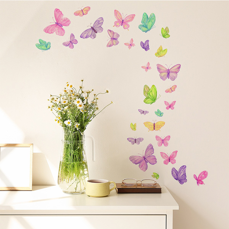 Romantik kelebek Duvar Çıkartm - Baby Nursery Wall Mural incelemesi ve fiyatı