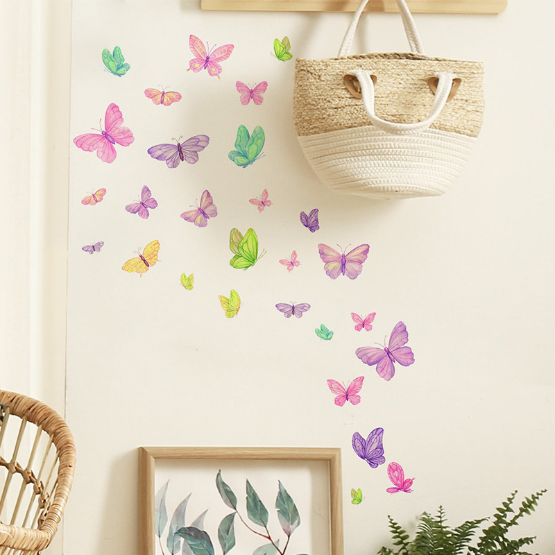 Romantik kelebek Duvar Çıkartm - Baby Nursery Wall Mural incelemesi ve fiyatı