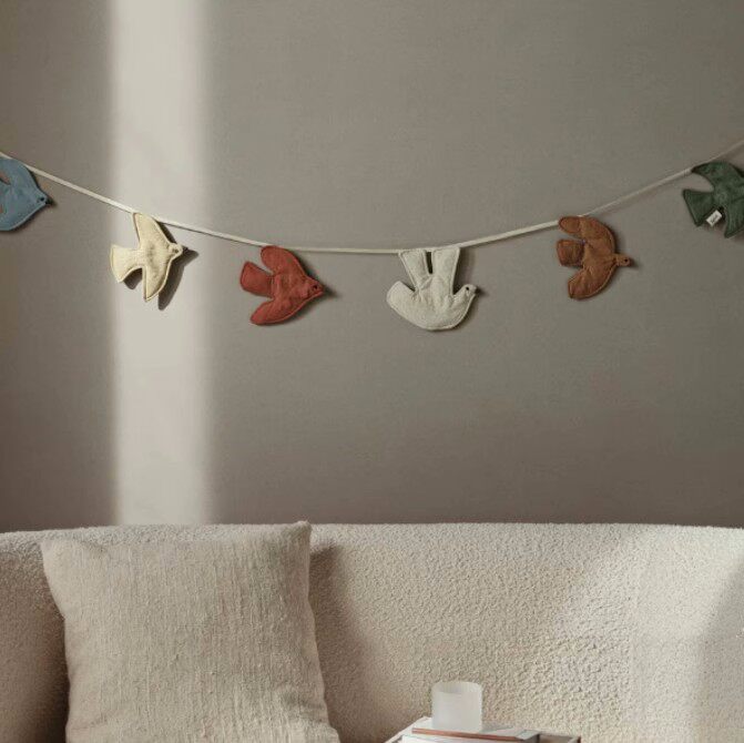 İskandinav tarzı kuş asılı dek - Baby Nursery Bunting incelemesi ve fiyatı