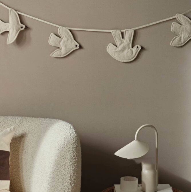 İskandinav tarzı kuş asılı dek - Baby Nursery Bunting incelemesi ve fiyatı