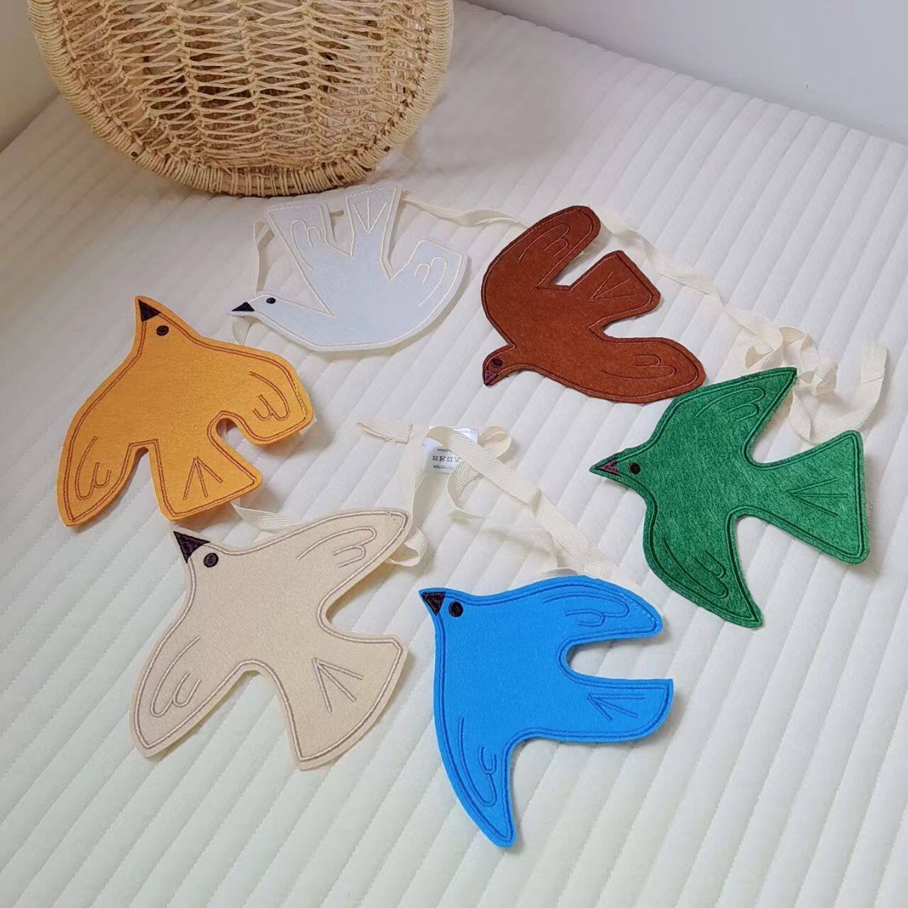 İskandinav tarzı kuş asılı dek - Baby Nursery Bunting incelemesi ve fiyatı