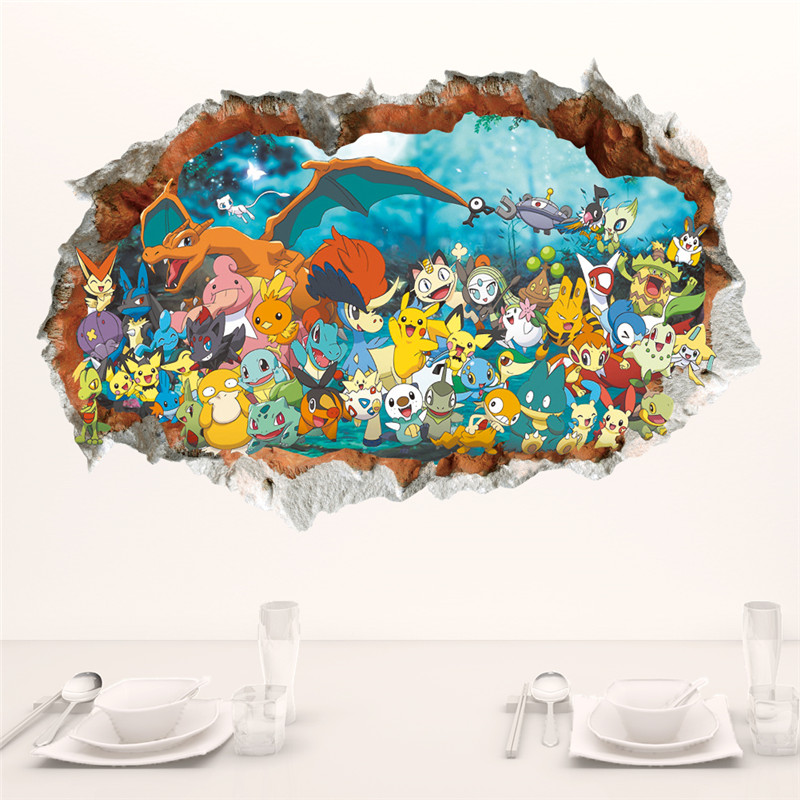 Karikatür Pokémon Pikachu duva - Baby Nursery Wall Mural incelemesi ve fiyatı
