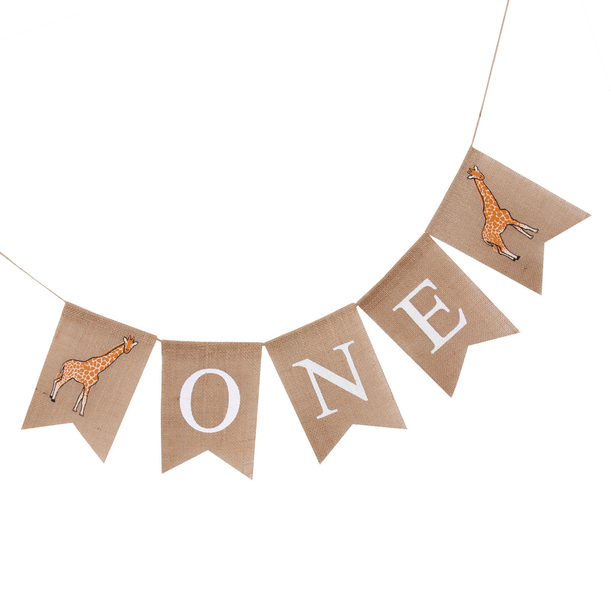 Zürafa Keten Afiş Tek Baskılı  - Baby Nursery Bunting incelemesi ve fiyatı