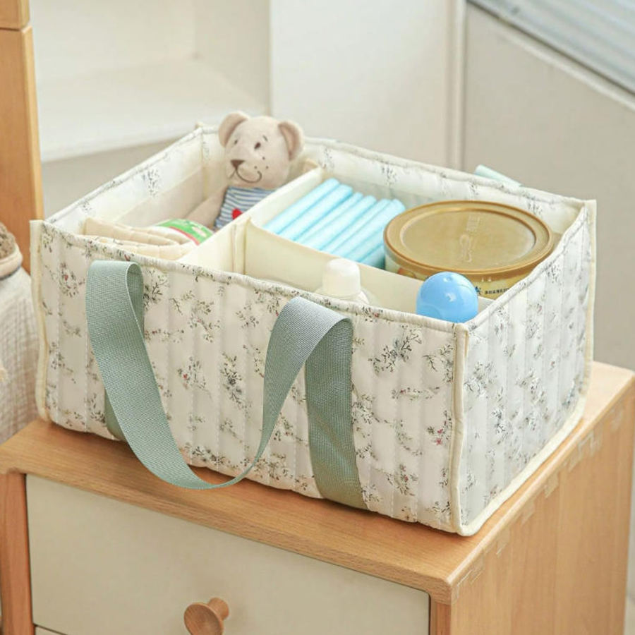 Çiçek Desenli Bebek Bezi Düzen - Baby Nursery Organizer incelemesi ve fiyatı