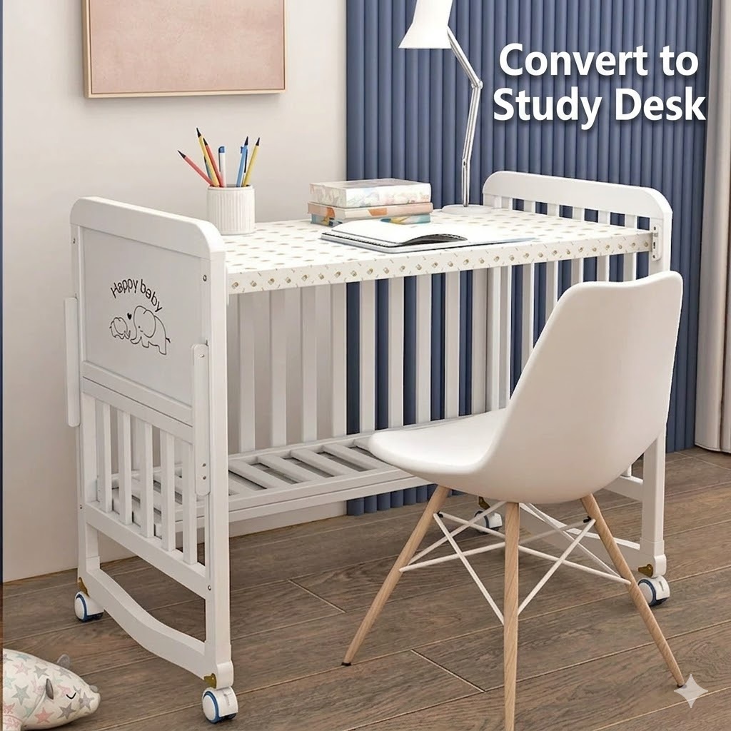 Premium Bebek Karyolası, Ahşap - Convertible Crib Set incelemesi ve fiyatı