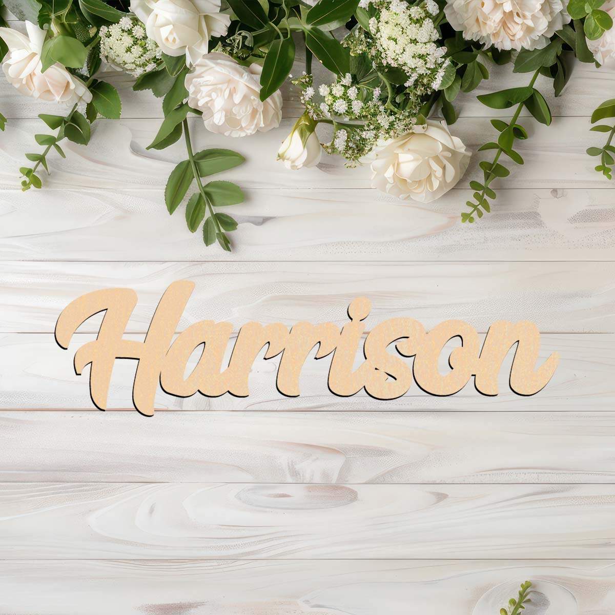 Geometrik çizgili özel ahşap i - Baby Name Wall Art incelemesi ve fiyatı